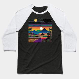 Psychedelic Apocalypse Eclipse Dreams 130 Baseball T-Shirt